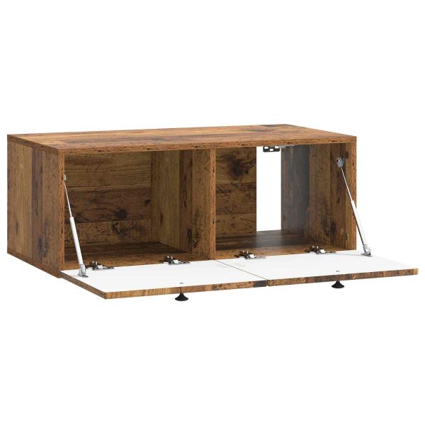 Wandmontierter TV-Schrank Altholz 78,5 x 41 x 30 cm