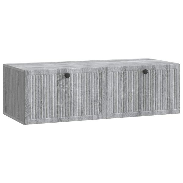 Wandmontierter TV-Schrank Graues Sonoma 98 x 41 x 30 cm