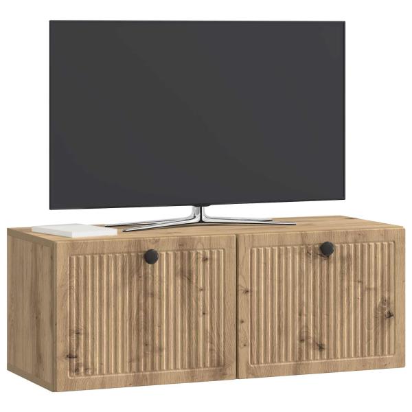 Wandmontierter TV-Schrank 78,5 x 31 x 30 cm Artisan-Eiche