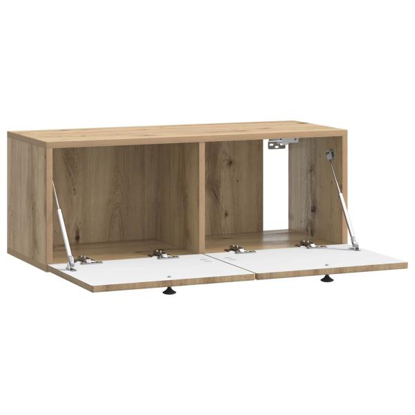 Wandmontierter TV-Schrank 78,5 x 31 x 30 cm Artisan-Eiche