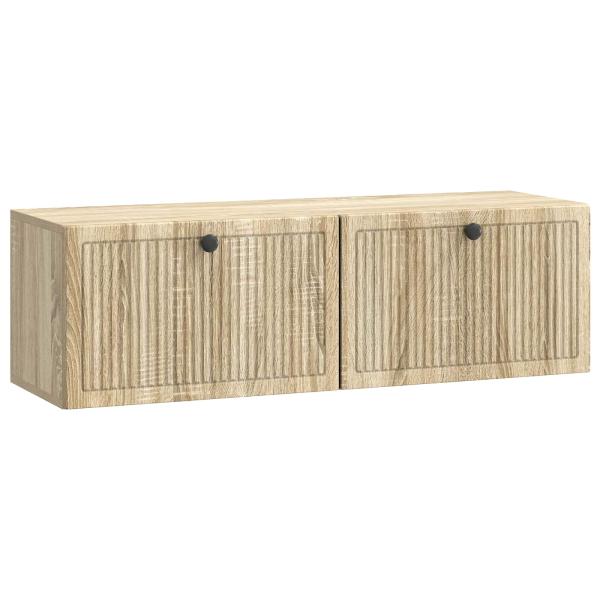 Wandmontierter TV-Schrank Sonoma-Eiche 98 x 31 x 30 cm