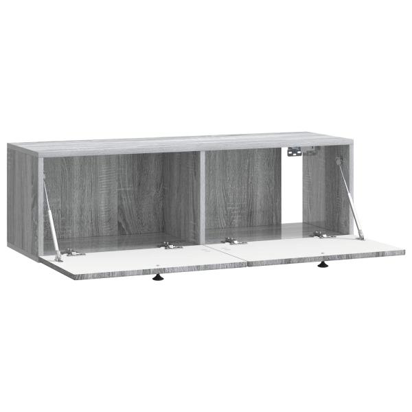 Wandmontierter TV-Schrank Graues Sonoma 98 x 31 x 30 cm