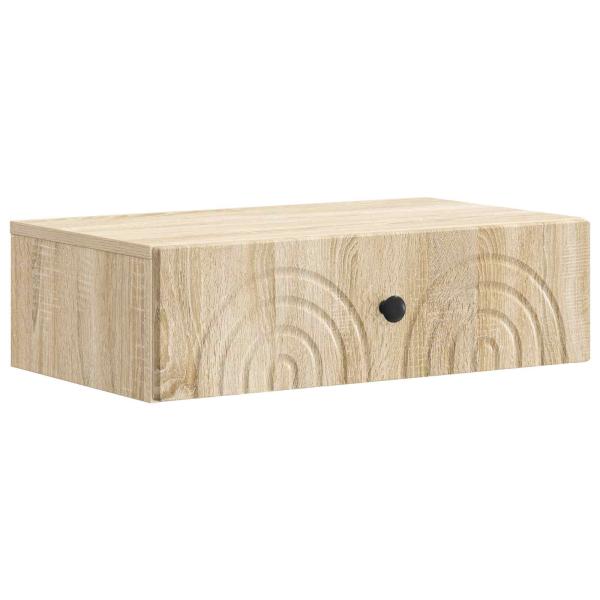 Wandmontierter Beistelltisch 59 x 34,5 x 17 cm Holzwerkstoff