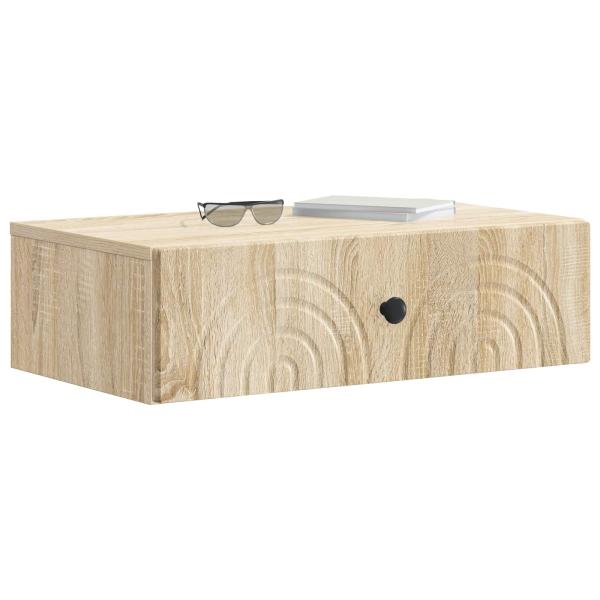 Wandmontierter Beistelltisch 59 x 34,5 x 17 cm Holzwerkstoff
