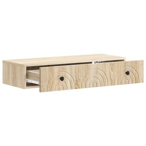 Wandmontierter Beistelltisch 87,5 x 34,5 x 17 cm Holzwerkstoff