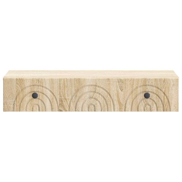 Wandmontierter Beistelltisch 87,5 x 34,5 x 17 cm Holzwerkstoff