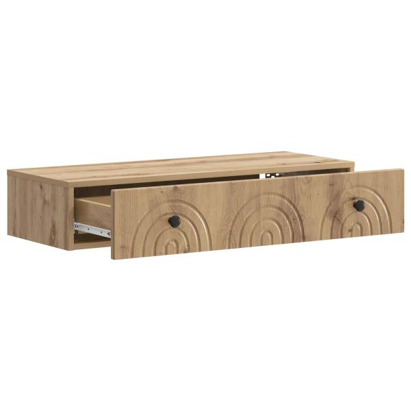 Wandmontierter Beistelltisch 87,5 x 34,5 x 17 cm Holzwerkstoff