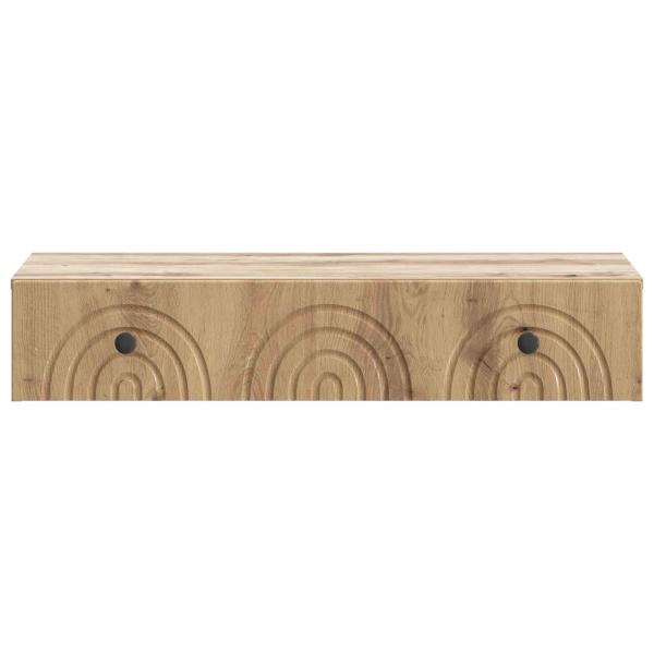 Wandmontierter Beistelltisch 87,5 x 34,5 x 17 cm Holzwerkstoff
