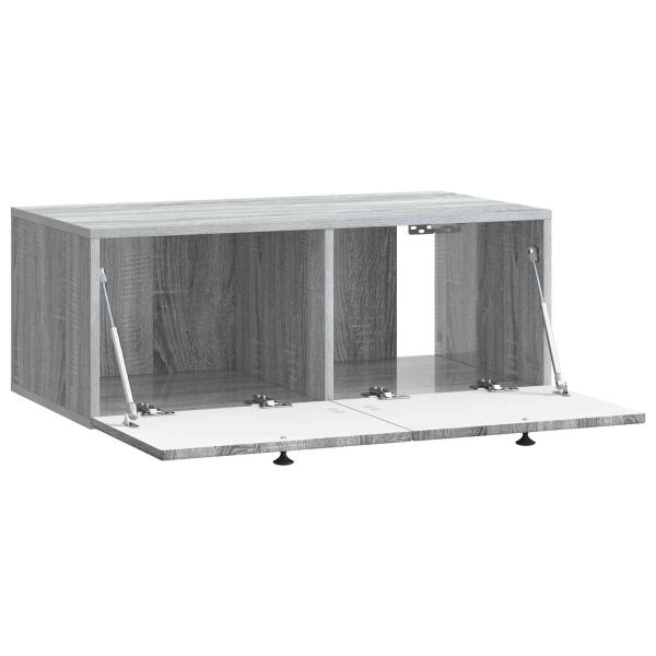 Wandmontierter TV-Schrank Graues Sonoma 78,5 x 41 x 30 cm