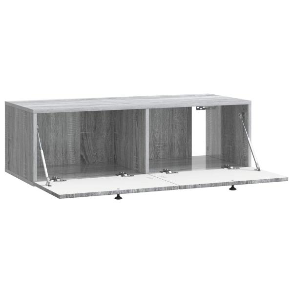 Wandmontierter TV-Schrank Graues Sonoma 99 x 41 x 30 cm