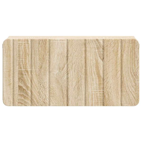 Wandmontierter Nachttisch Sonoma-Eiche 49 x 34,5 x 24 cm