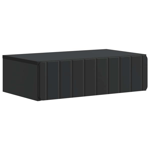 Wandmontierter Beistelltisch Schwarz 59 x 34,5 x 17 cm