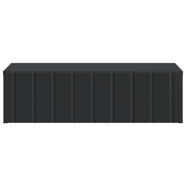 Wandmontierter Beistelltisch Schwarz 59 x 34,5 x 17 cm