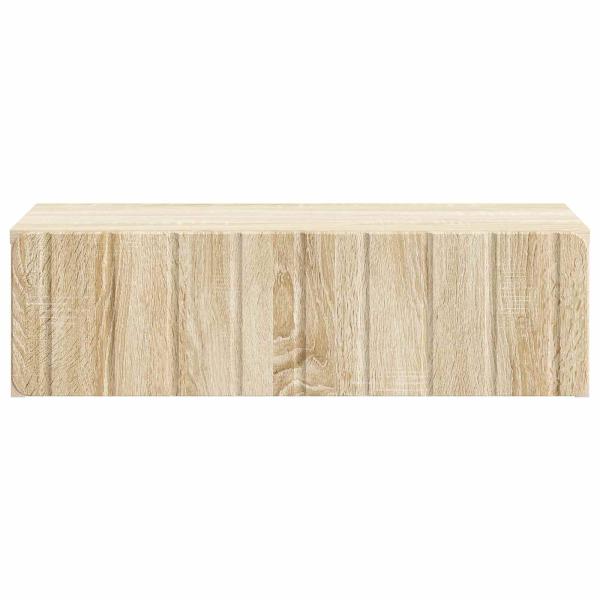 Wandmontierter Beistelltisch Sonoma-Eiche 59 x 34,5 x 17 cm