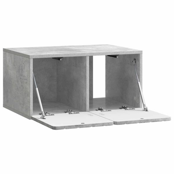Wandmontierter TV-Schrank 59,5 x 41 x 30 cm Betongrau