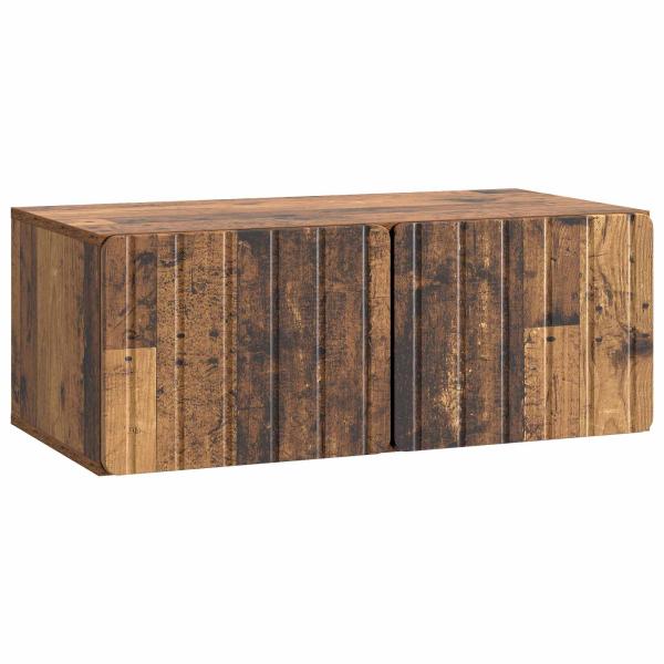 Wandmontierter TV-Schrank 78,5 x 41 x 30 cm Altholz