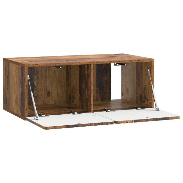 Wandmontierter TV-Schrank 78,5 x 41 x 30 cm Altholz