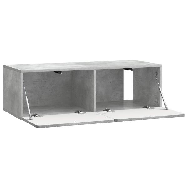 Wandmontierter TV-Schrank 98 x 41 x 30 cm Betongrau