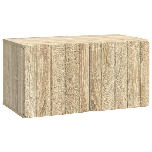 Wandmontierter TV-Schrank 59,5 x 31 x 30 cm Sonoma-Eiche