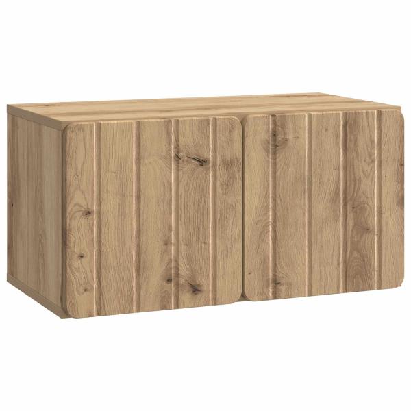Wandmontierter TV-Schrank 59,5 x 31 x 30 cm Artisan-Eiche