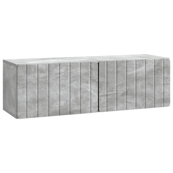 Wandmontierter TV-Schrank 98 x 31 x 30 cm Betongrau