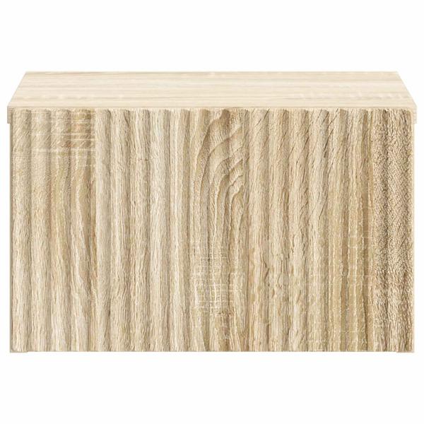 Wandmontierter Nachttisch Sonoma-Eiche 33 x 34,5 x 20 cm