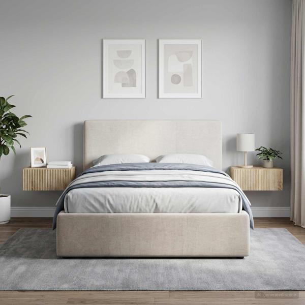 Wandmontierter Nachttisch 2 Stk. Sonoma-Eiche 49 x 34,5 x 20 cm