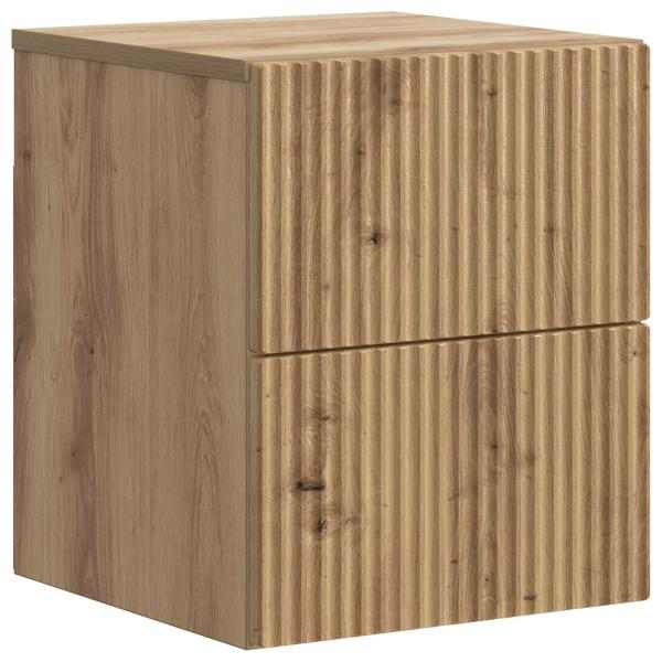 Wandmontierter Nachttisch Artisan-Eiche 33 x 34,5 x 40 cm
