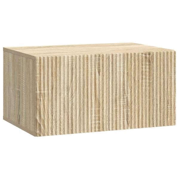 Wandmontierter TV-Schrank 59,5 x 41 x 30 cm Sonoma-Eiche