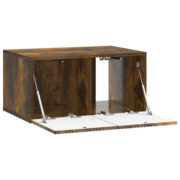 Wandmontierter TV-Schrank 59,5 x 41 x 30 cm Räuchereiche