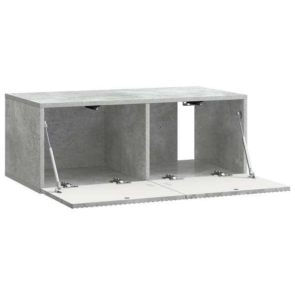 Wandmontierter TV-Schrank 78,5 x 41 x 30 cm Betongrau