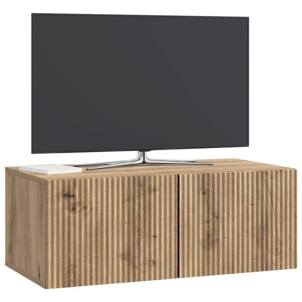 Wandmontierter TV-Schrank 78,5 x 41 x 30 cm Artisan-Eiche