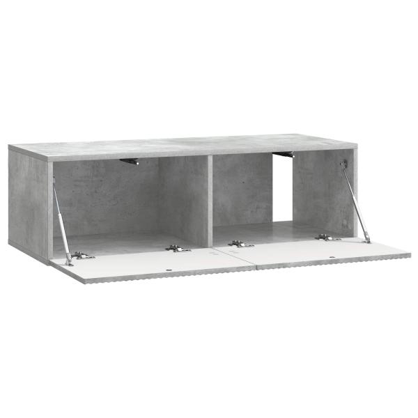Wandmontierter TV-Schrank 98 x 41 x 30 cm Betongrau