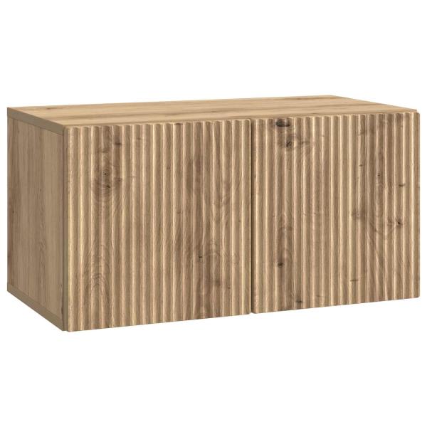 Wandmontierter TV-Schrank 59,5 x 31 x 30 cm Artisan-Eiche