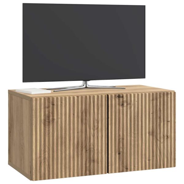 Wandmontierter TV-Schrank 59,5 x 31 x 30 cm Artisan-Eiche