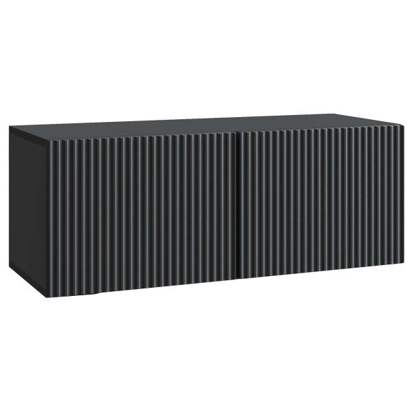 Wandmontierter TV-Schrank 78,5 x 31 x 30 cm Schwarz