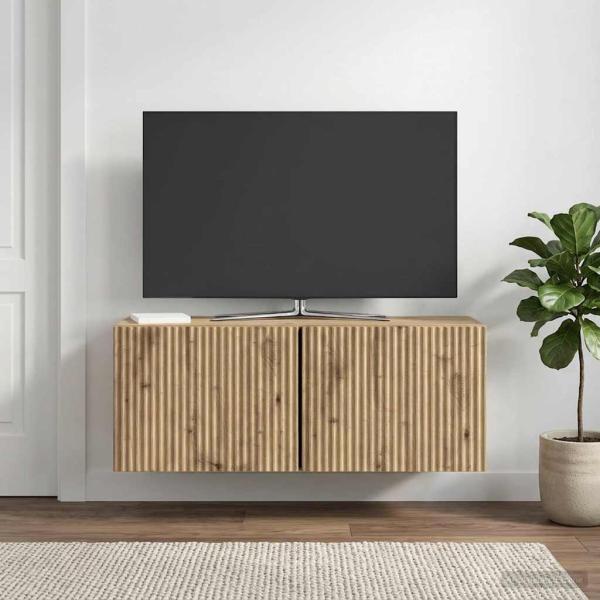 Wandmontierter TV-Schrank 78,5 x 31 x 30 cm Artisan-Eiche