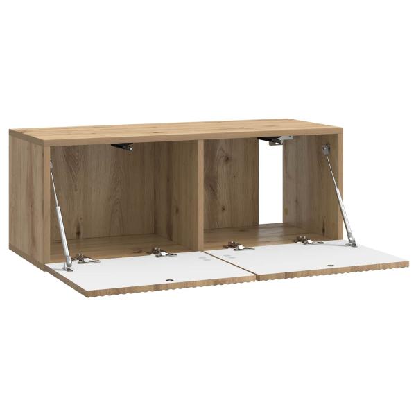 Wandmontierter TV-Schrank 78,5 x 31 x 30 cm Artisan-Eiche