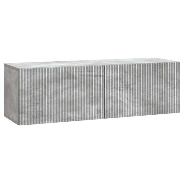 Wandmontierter TV-Schrank 98 x 31 x 30 cm Betongrau