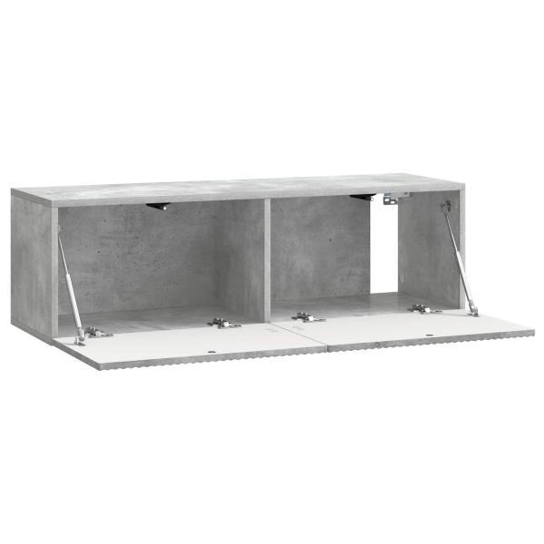Wandmontierter TV-Schrank 98 x 31 x 30 cm Betongrau