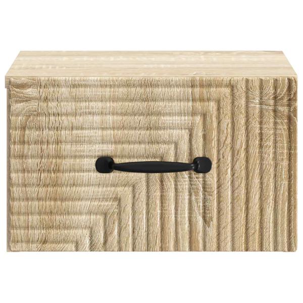 Wandmontierter Nachttisch Sonoma-Eiche 34,5 x 33 x 20 cm