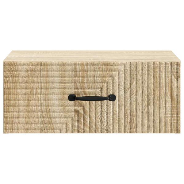 Wandmontierter Nachttisch Sonoma-Eiche 49 x 34,5 x 20 cm