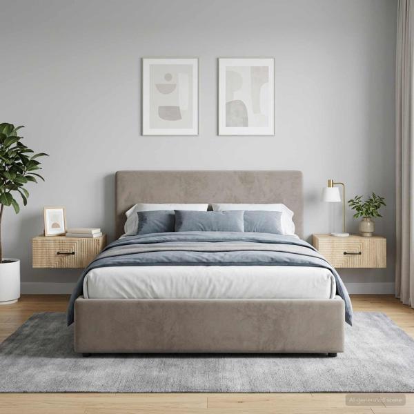 ARDEBO.de - Wandmontierter Nachttisch 2 Stk. Sonoma-Eiche 49 x 34,5 x 20 cm