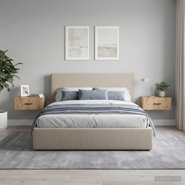 ARDEBO.de - Wandmontierter Nachttisch 2 stk. Artisan-Eiche