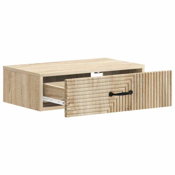 Wandmontierter Beistelltisch 59 x 34,5 x 17 cm Holzwerkstoff