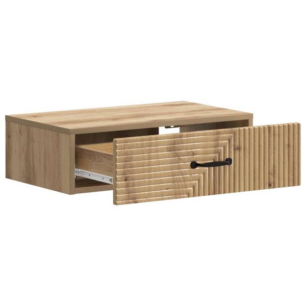 Wandmontierter Beistelltisch 59 x 34,5 x 17 cm Holzwerkstoff