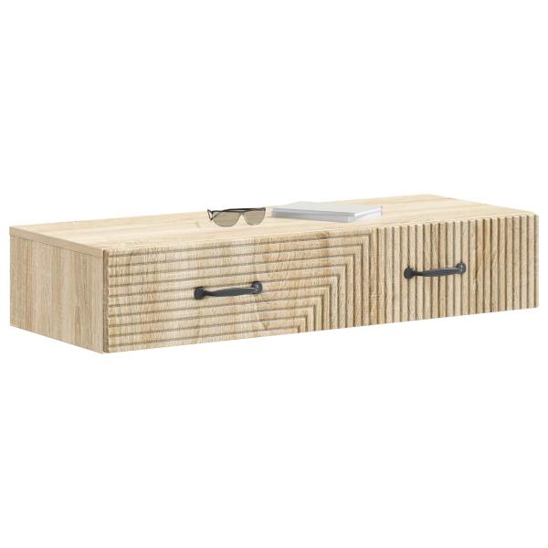 Wandmontierter Beistelltisch 87,5 x 34,5 x 17 cm Holzwerkstoff