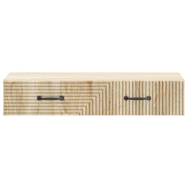 Wandmontierter Beistelltisch 87,5 x 34,5 x 17 cm Holzwerkstoff