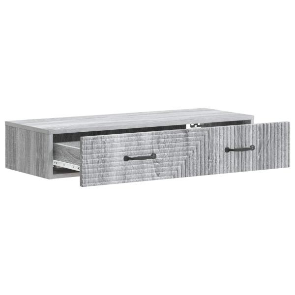 Wandmontierter Beistelltisch 87,5 x 34,5 x 17 cm Holzwerkstoff