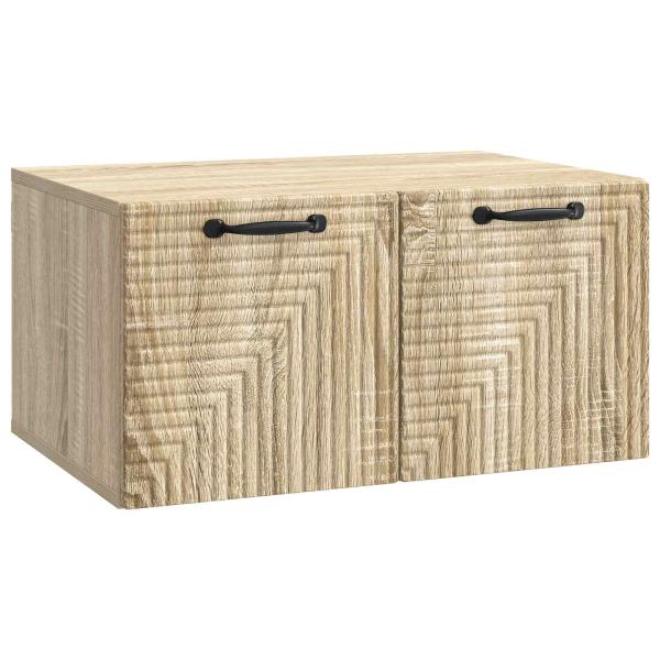 Wandmontierter TV-Schrank Sonoma-Eiche 59,5 x 41 x 30 cm